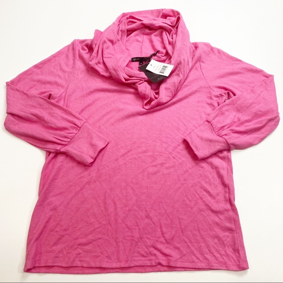 Gibsonlook Cozy Fleece Convertible Neck Sweatshirt - Picture 8 of 9